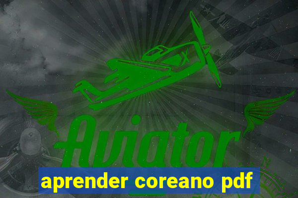 aprender coreano pdf